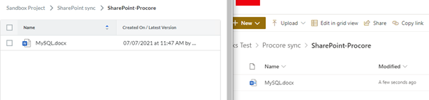 02. Procore - Sharepoint Test Cases 5 Hingepoint Proconnector |