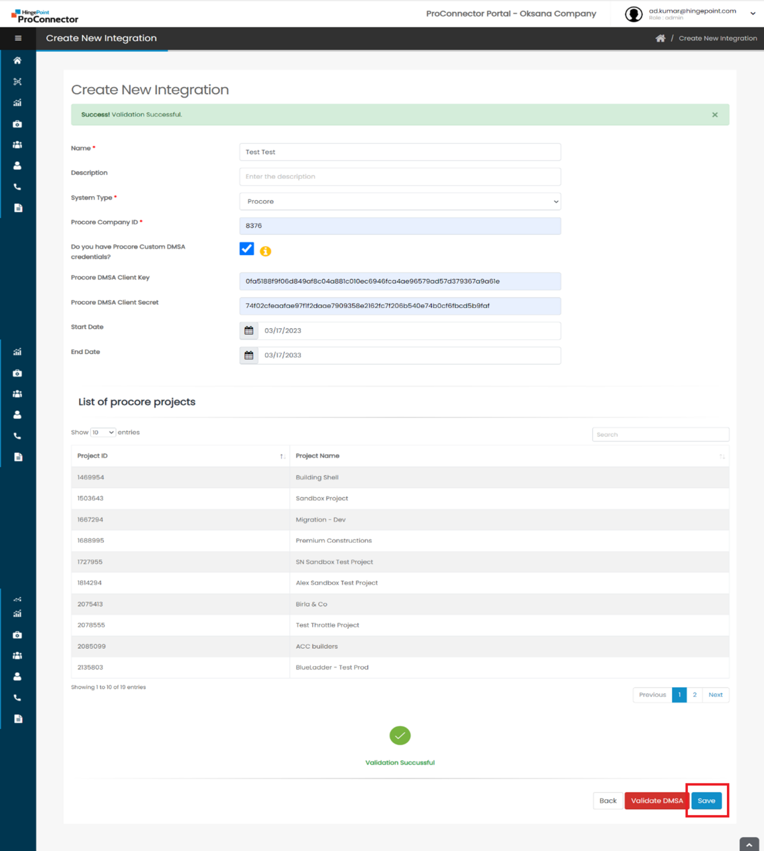 Hingepoint Proconnector |