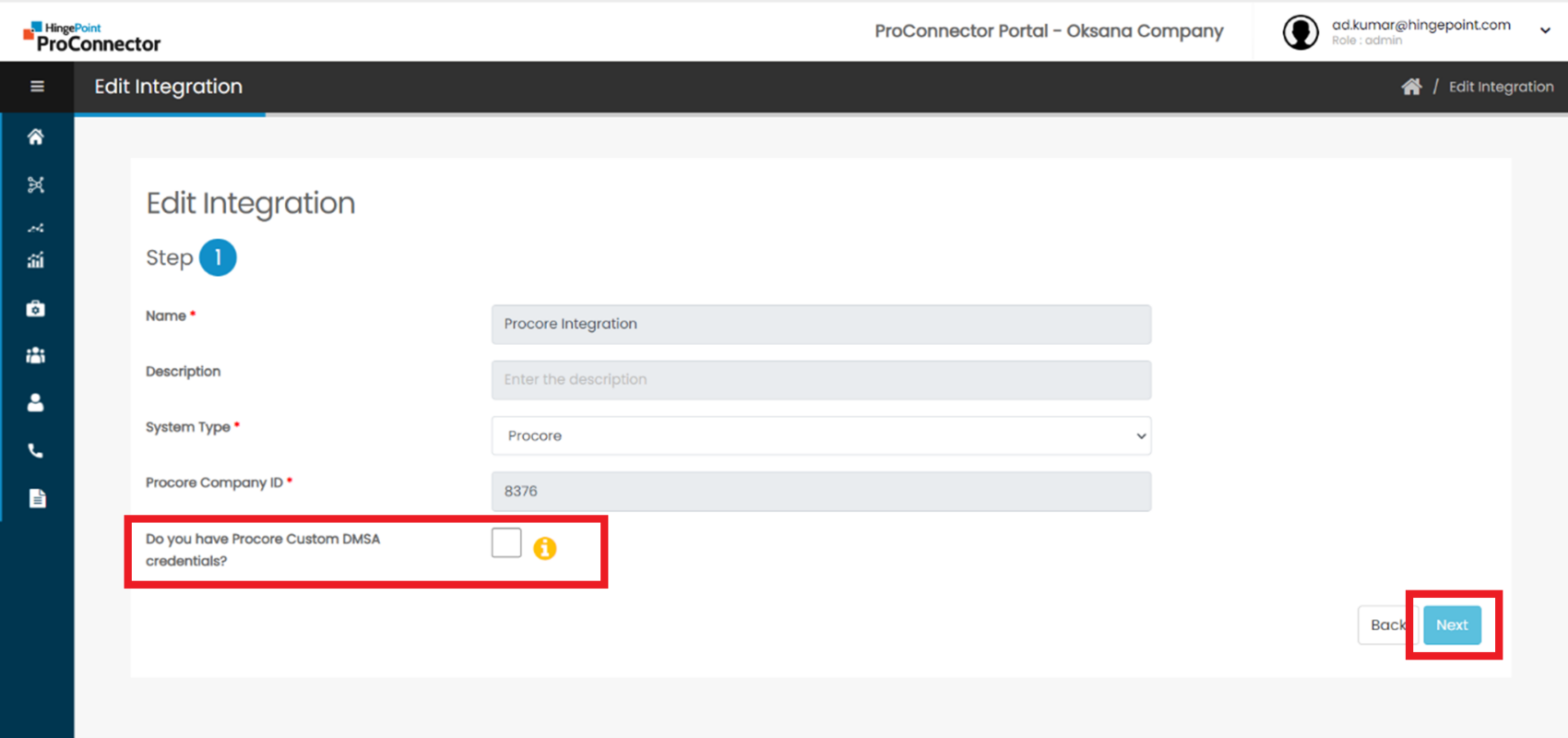 03. Edit Integration 10 Hingepoint Proconnector |